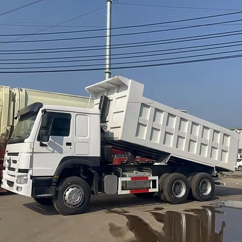 높은 용량 40 톤 6x4 371HP 375HP Sinotruk Howo 아프리카를 위한 사용 된 템퍼 덤프 트럭