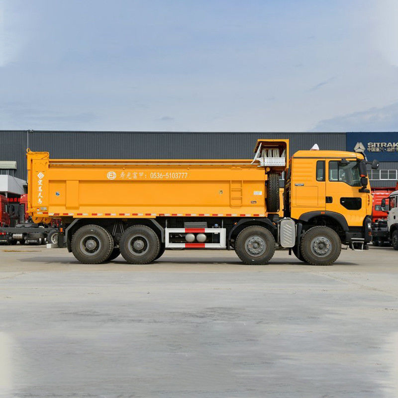 호우 30톤 440hp 8x4 12 휠 사용 된 덤프 트럭 총 차량 무게 20-25T