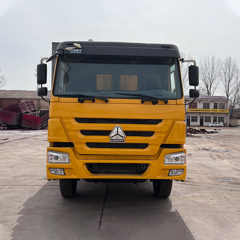 왼쪽 스티어링 371HP HOWO 6 * 4 엔지니어링 운송 시장에 사용 된 덤프 트럭