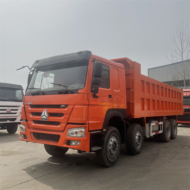 40 톤 12 타이어 Howo 8X4 336HP 371HP 420 HP 소비와 함께 중고 틱터 트럭