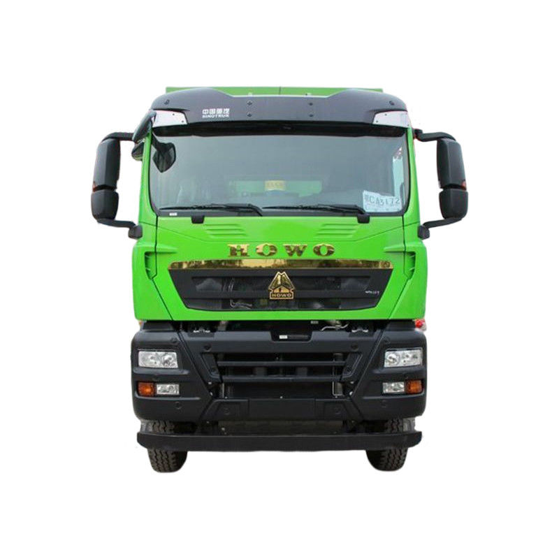 자동 에어컨 460HP 6.5m 하우 팅퍼 트럭 12 바퀴 디젤 사용 된 덤프 트럭