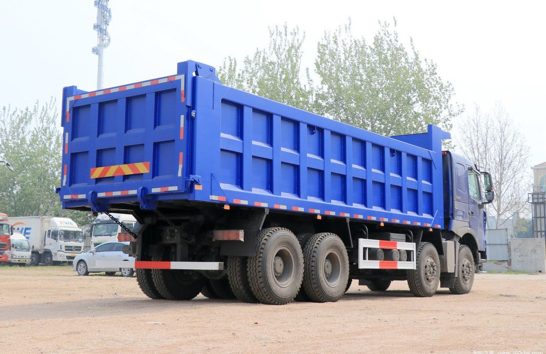 30 톤 틱퍼 트럭 8x4 사용 된 덤프 트럭 SINOTRUCK 기어 박스 디젤 연료 효율