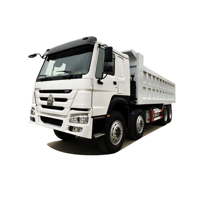 강력한 2023 HOWO 371HP RHD 8X4 덤프 트럭 유로 3 배출량 표준 12700 GVW