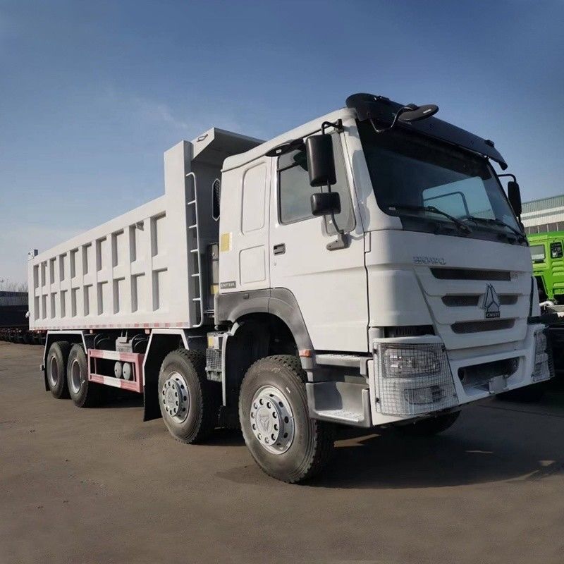강력한 2023 HOWO 371HP RHD 8X4 덤프 트럭 유로 3 배출량 표준 12700 GVW