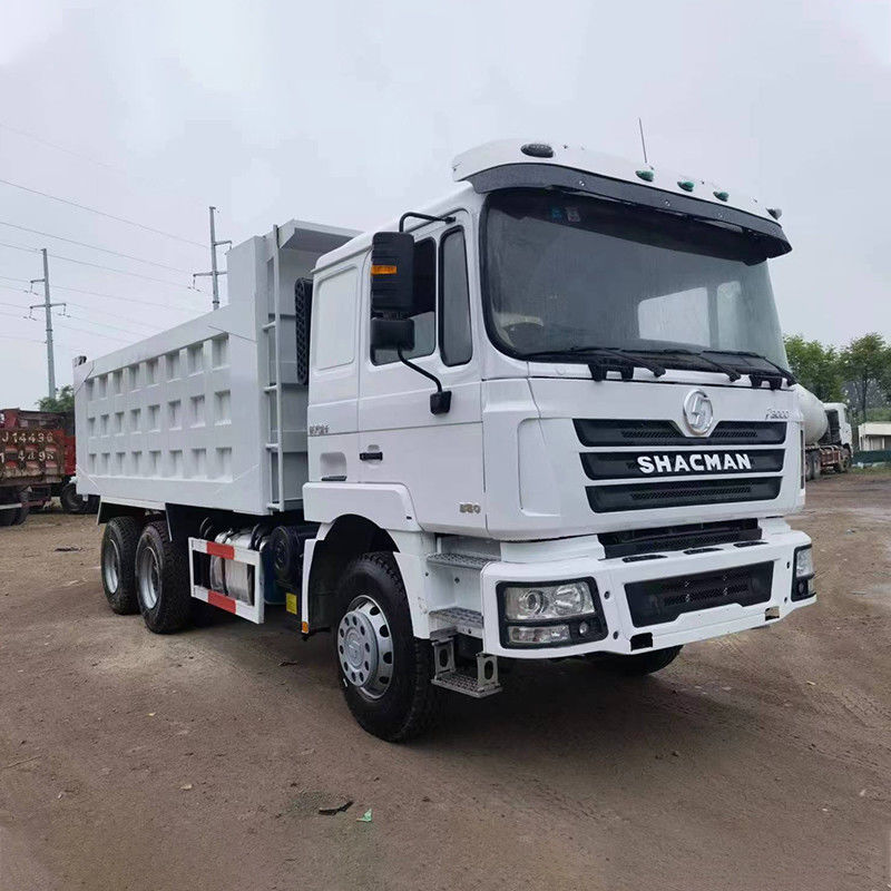 WEICHAI 엔진 샤크만 F3000 6X4 380HP 430 HP 10 타이어 20 큐브 엔지니어링 운송용 사용 된 덤프 트럭