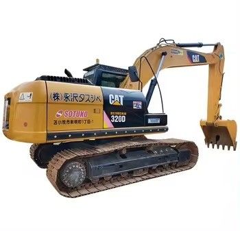 CAT320D2 0.8m3 버킷 용량 및 원본 CAT C6.4ACERT 엔진을 가진 사용 된 발굴기