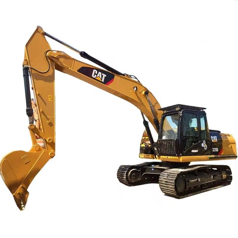CAT320D2 0.8m3 버킷 용량 및 원본 CAT C6.4ACERT 엔진을 가진 사용 된 발굴기