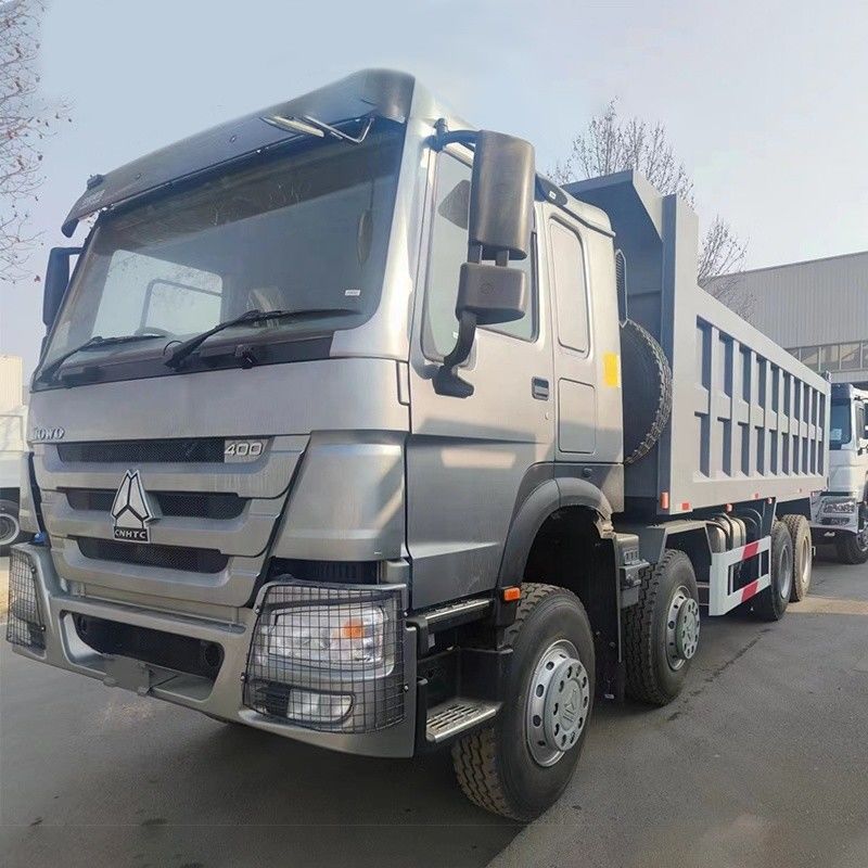아무 것도 터치 스크린 371hp 또는 400hp Sinotruk Howo 8x4 티퍼 트럭 40톤 부하를 위한 덤프 트럭