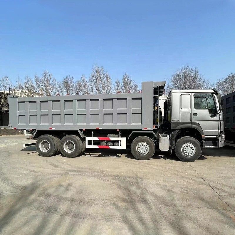아무 것도 터치 스크린 371hp 또는 400hp Sinotruk Howo 8x4 티퍼 트럭 40톤 부하를 위한 덤프 트럭