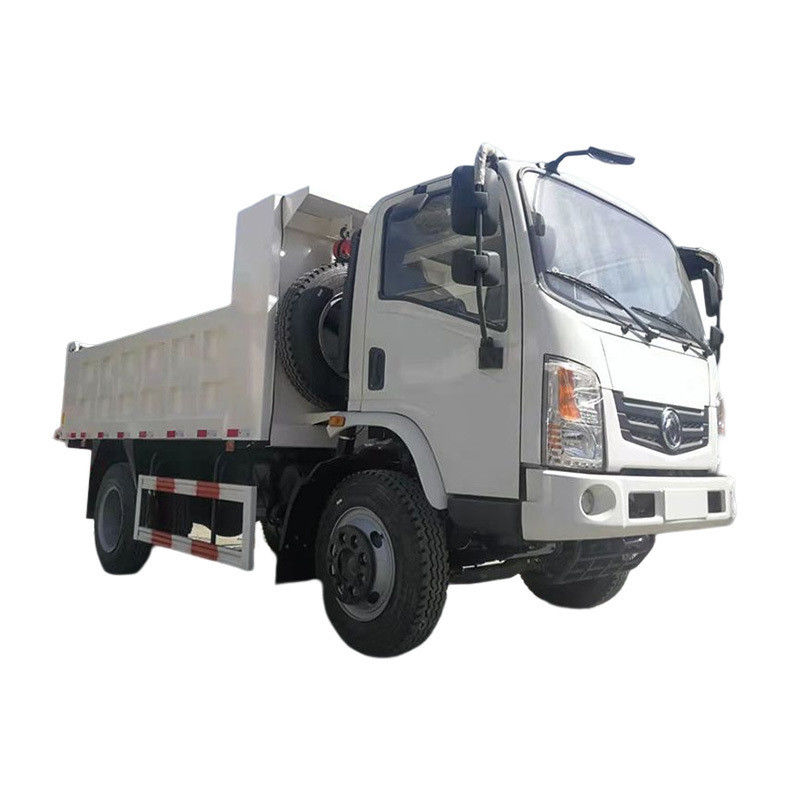 10 톤 전륜 4 WD 티퍼 트럭 동펜 8 전진 전면 덤프 트럭