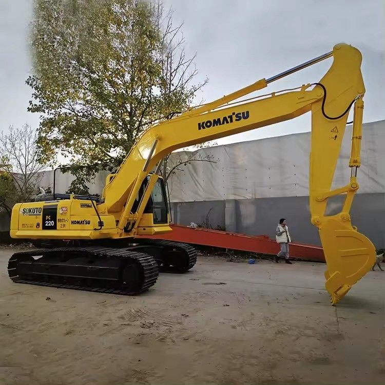 22톤 사용 된 코마쓰 발굴기 PC200-8 30톤 크롤러 발굴기 CAT 320d 시장