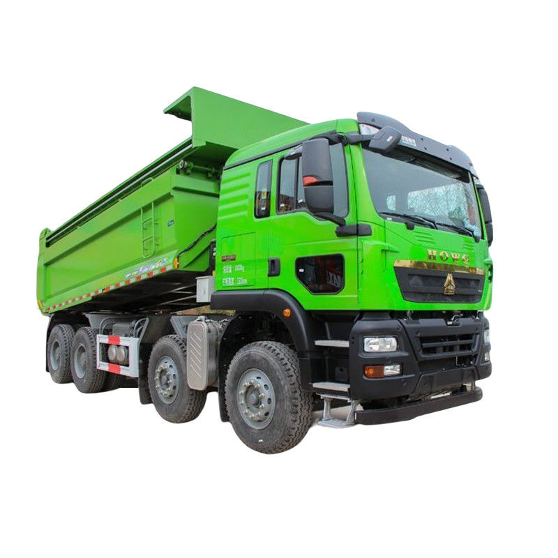 사용 된 HOWO TX7 시리즈 8X4 12 바퀴 440HP 460HP 세그먼트 무거운 트럭을 위한 덤프 트럭