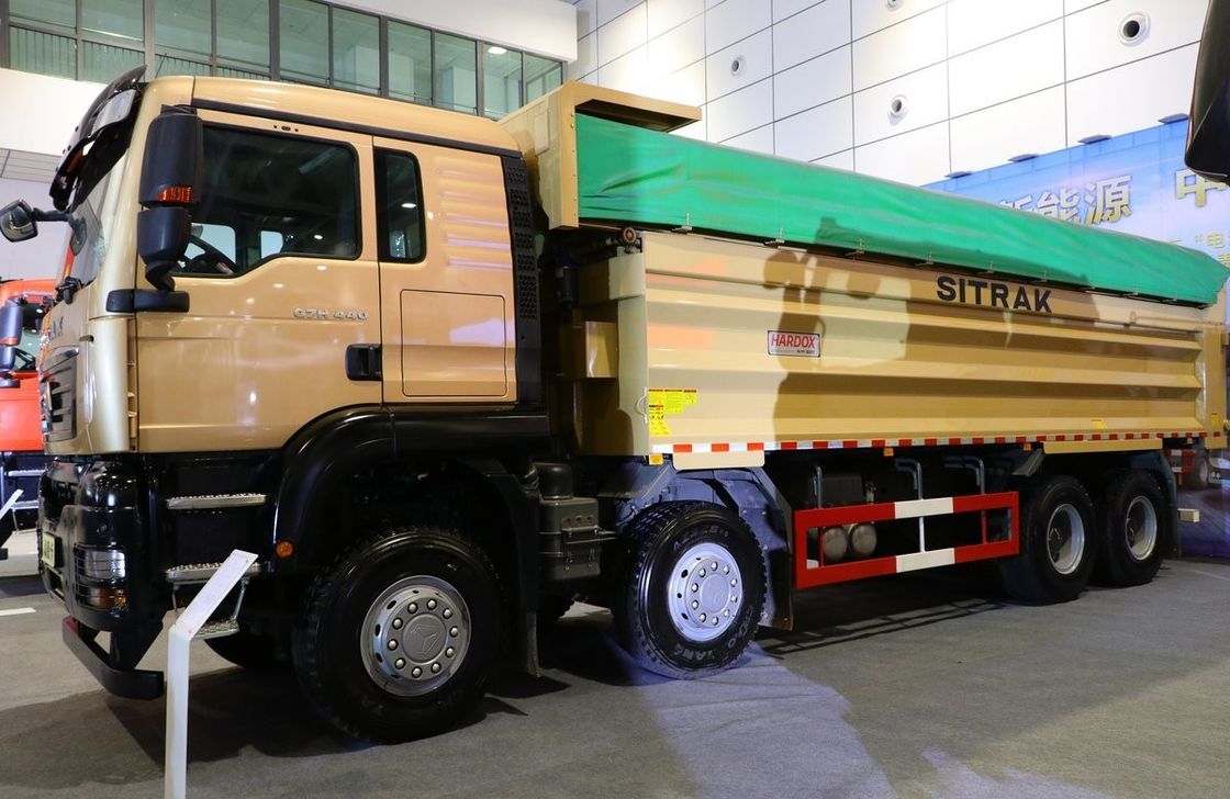 24m3 Sinotruck Howo 12 휠러 유로 5 Rhd 50tons 8x4