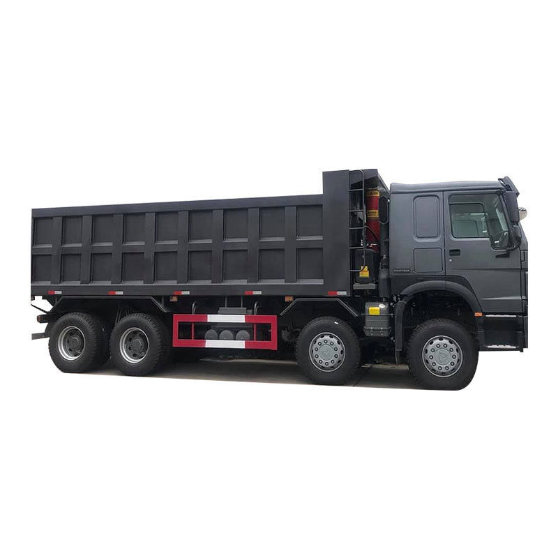 시노트럭 8*4 371hp 덤프트럭 화물 탱크 길이 5.3-6.2M 멀티미디어 시스템 포함