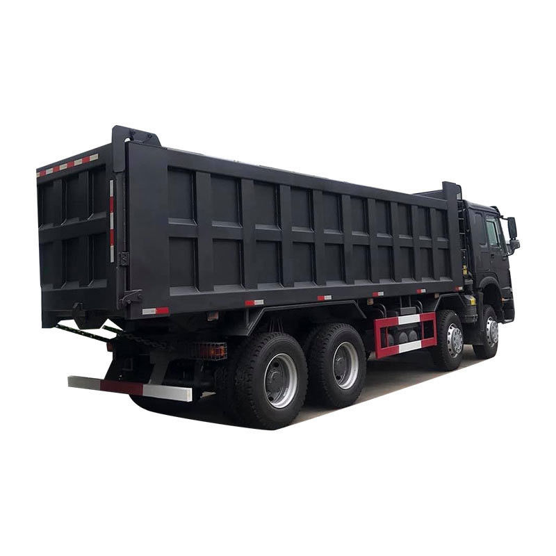 시노트럭 8*4 371hp 덤프트럭 화물 탱크 길이 5.3-6.2M 멀티미디어 시스템 포함