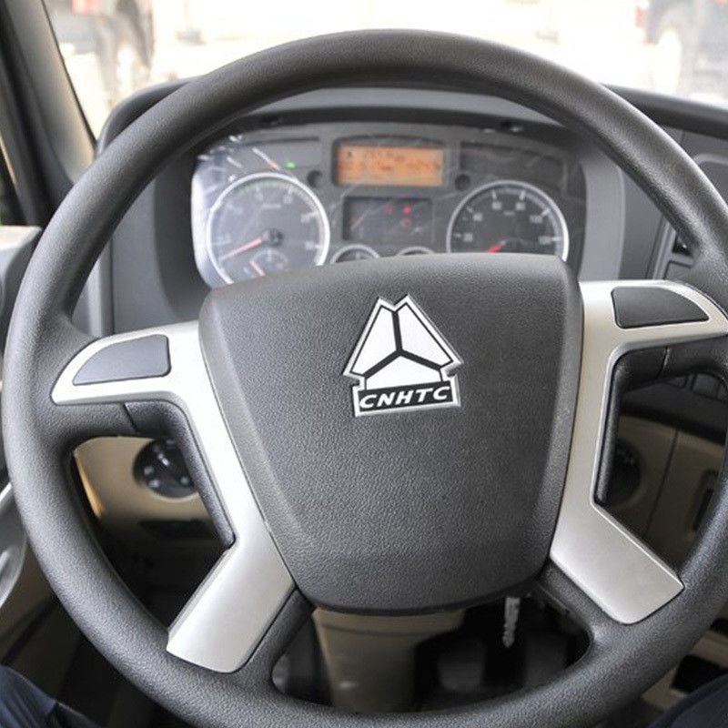 시노트럭 6x4 호우 380hp 30톤 10륜 킵 덤프 트럭 터치 스크린 포함