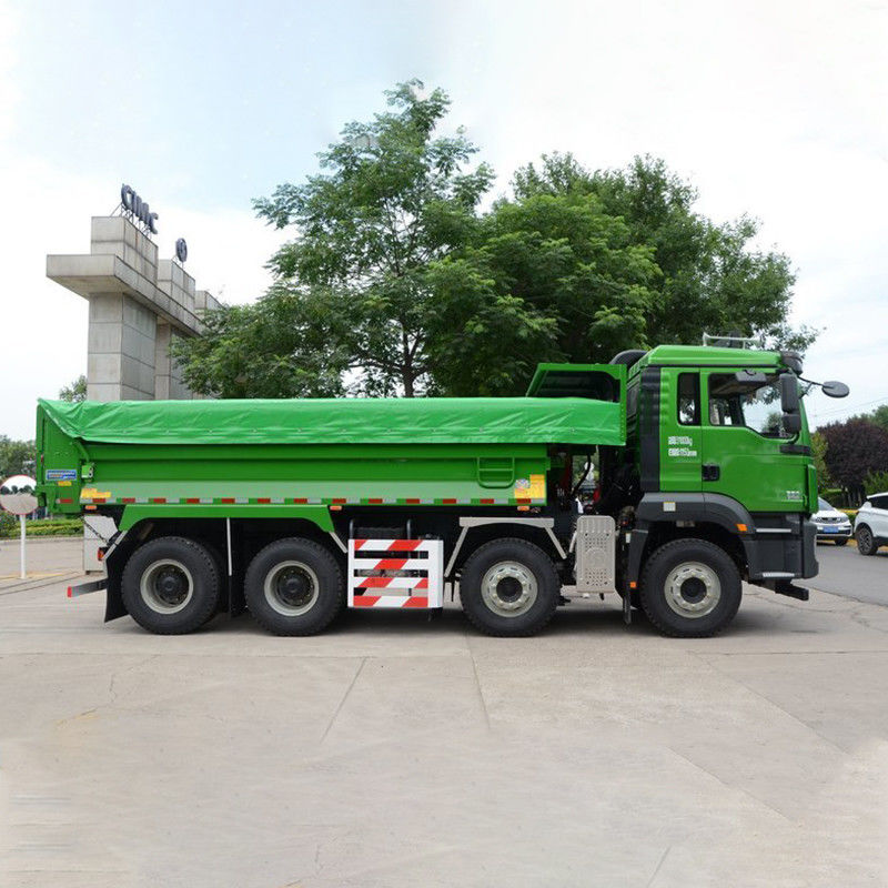 일반 운전자 좌석 샤크만 8x4 371 375 380 420 hp 12 휠러 40 톤 티퍼 덤퍼 트럭