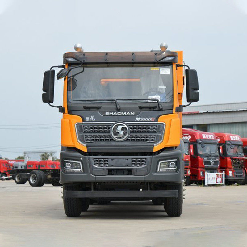 유로 2 400HP 8x4 덤프 트럭 샤크만 X3000 X6000 우즈베키스탄의 무거운 짐 운송