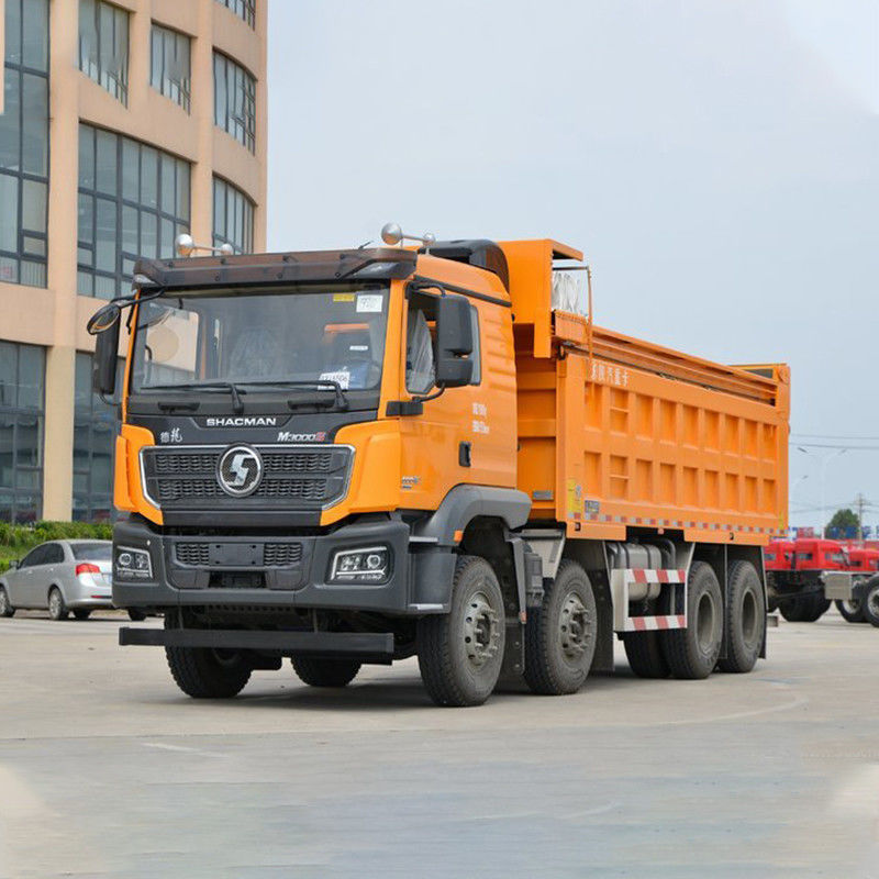 유로 2 400HP 8x4 덤프 트럭 샤크만 X3000 X6000 우즈베키스탄의 무거운 짐 운송