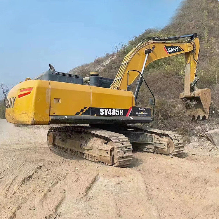 SANY SY485H 2.2-3.1m3 버킷 용량 직선 50 톤 크롤러 발굴기