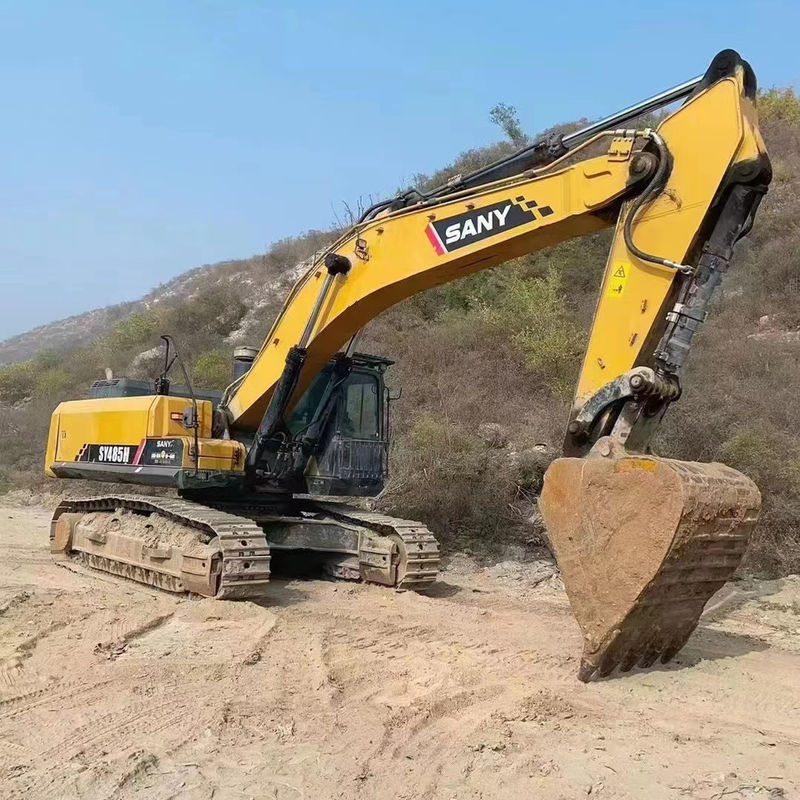 Sany 485 사용 된 발굴기 50 톤 YANMAR 엔진 크롤러 발굴기