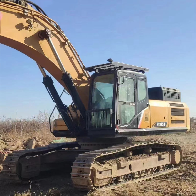 245kN 버킷 파크 세력 Sany SY395H 크롤러 발굴기 395H 40톤 사용 된 발굴기