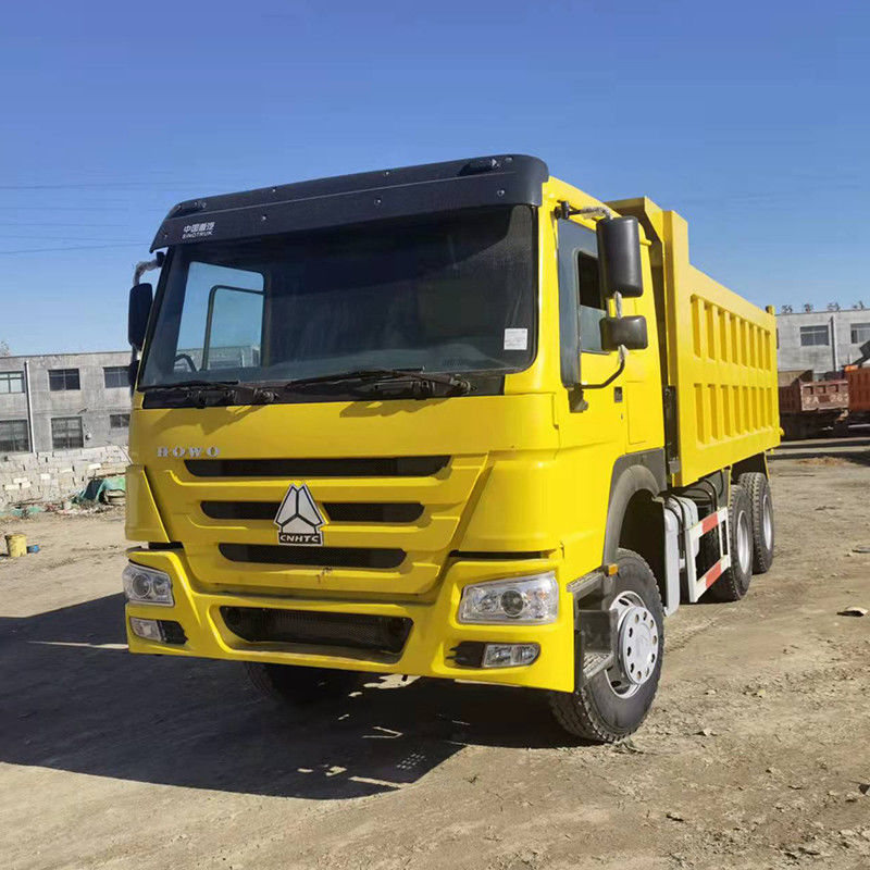 371hp 6x4 10 바퀴 20 톤 용량 펌프 트럭 Howo 사용 된 덤프 트럭 유로 2