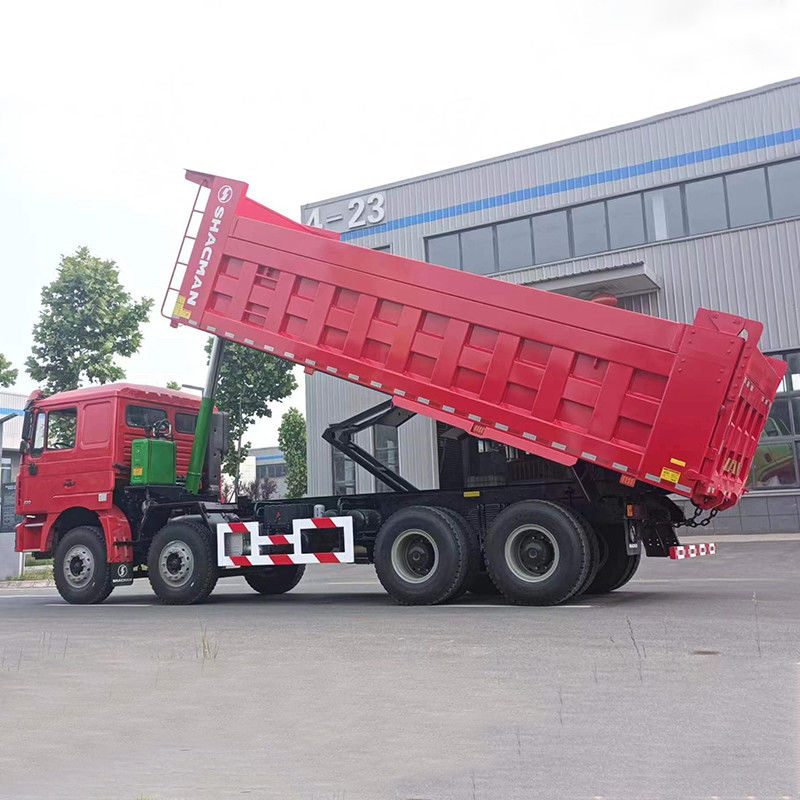 380hp Shacman 덤프 트럭 4x2 6x4 8x4 10 전진 번호로 사용 된 틱퍼 트럭