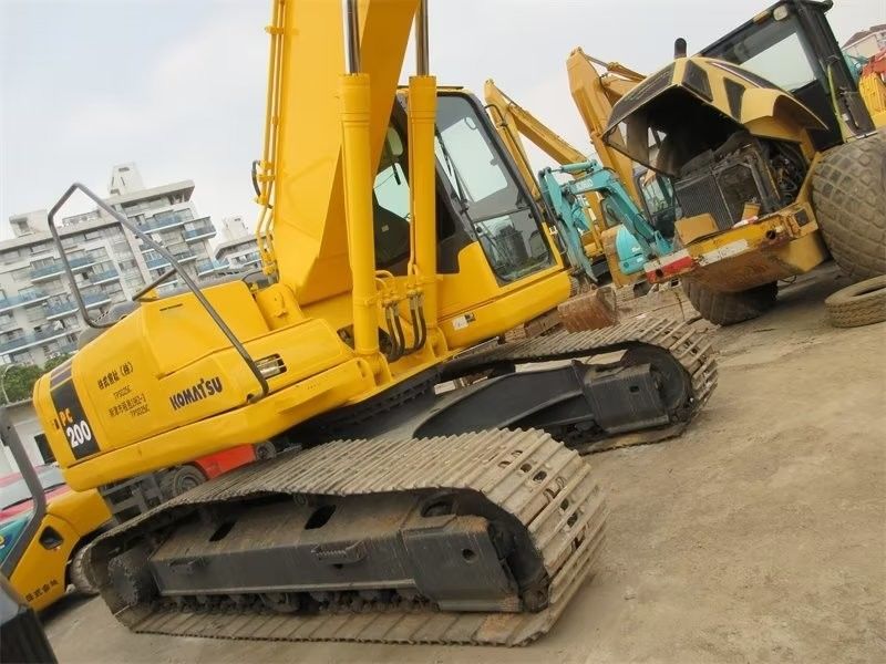 배트 0.9CBM 코마쓰 중고용 발굴기 PC 200 엄지 손가락 중고용 장비