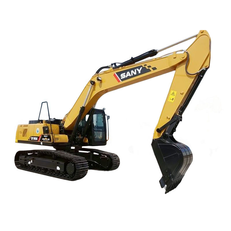 90% 수압 펌프 다른 SANY SY195C 19.5 톤 건설 기계 사용 된 발굴기