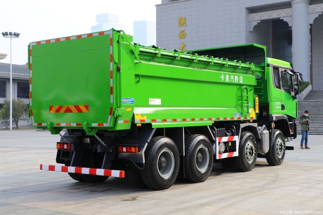 30-50 톤 사용 된 Shacman X3000 420hp 8x4 SINOTRUCK 기어 박스