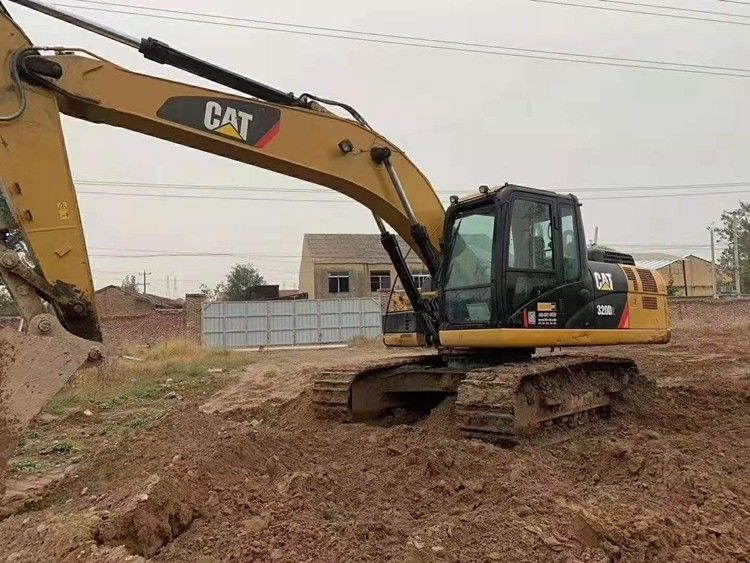 가와사키 수압 실린더 1.1m3 버킷 용량으로 사용 된 Cat 320D 크롤러 발굴기