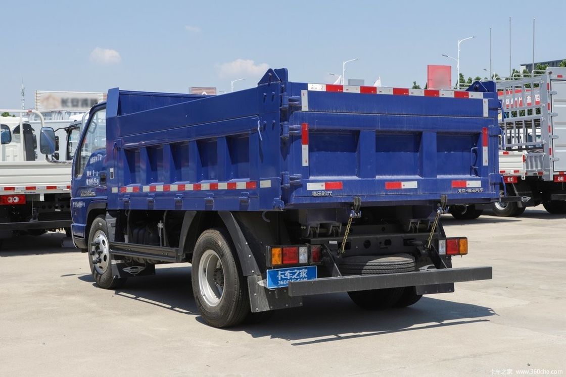 연료- 115HP FOTON 건설용 덤프 트럭 LHD/RHD 옵션 ≤100L 연료 탱크 용량