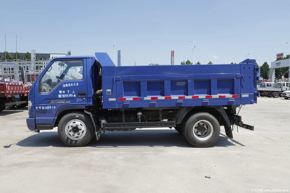 연료- 115HP FOTON 건설용 덤프 트럭 LHD/RHD 옵션 ≤100L 연료 탱크 용량