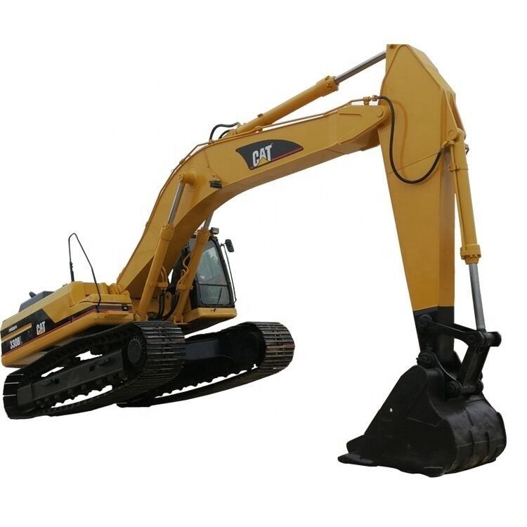 30t 발굴기 사용 된 CAT 330B 크롤러 수압 발굴기 2.1m3 버킷 용량