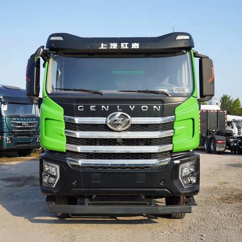 하이 H6 덤퍼 티퍼 460hp 6x4 엔진 용량 8L 및 ABS가없는 무거운 사용 된 덤프 트럭