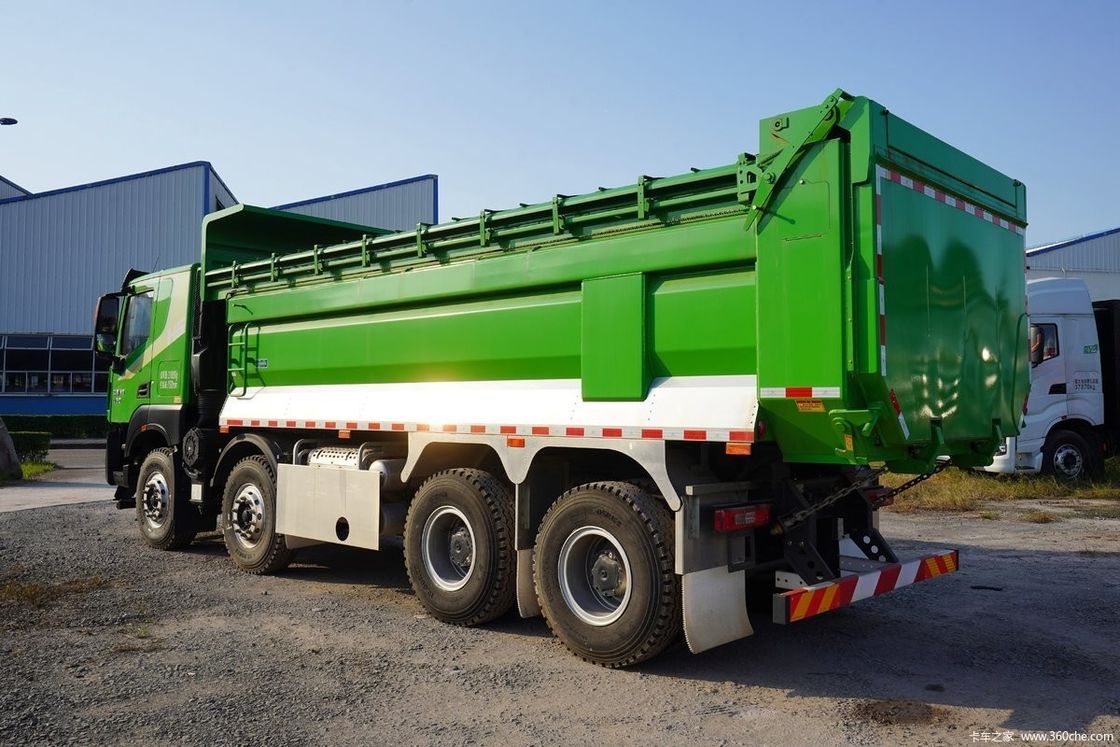 하이 H6 덤퍼 티퍼 460hp 6x4 엔진 용량 8L 및 ABS가없는 무거운 사용 된 덤프 트럭