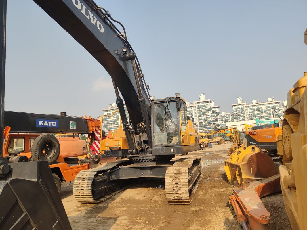 48톤 265kW 작동 무게 EC480DL 크롤러 발굴기 480 원본 사용 된 발굴기