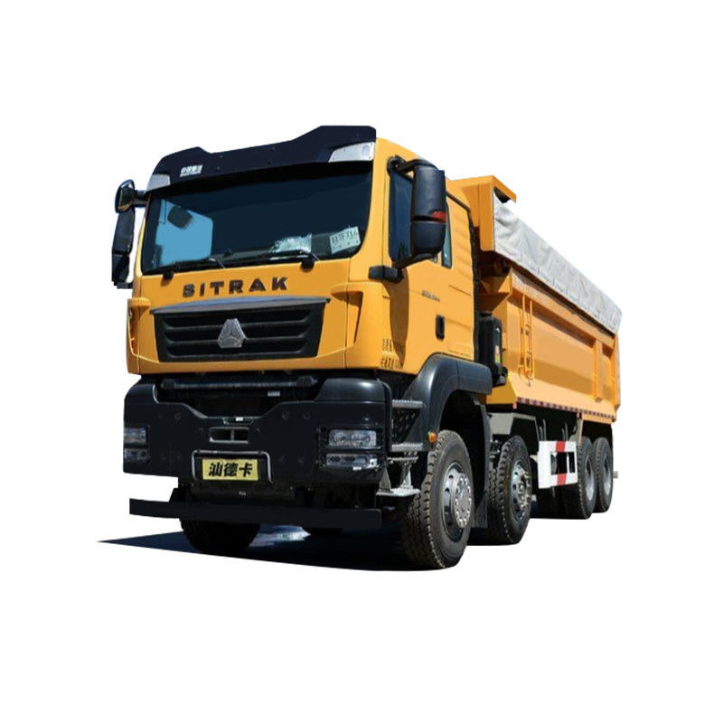 16 톤 부하량 SITRAK G7W 8x4 400HP 크로이스 컨트롤이 없는 틱퍼 덤프 트럭