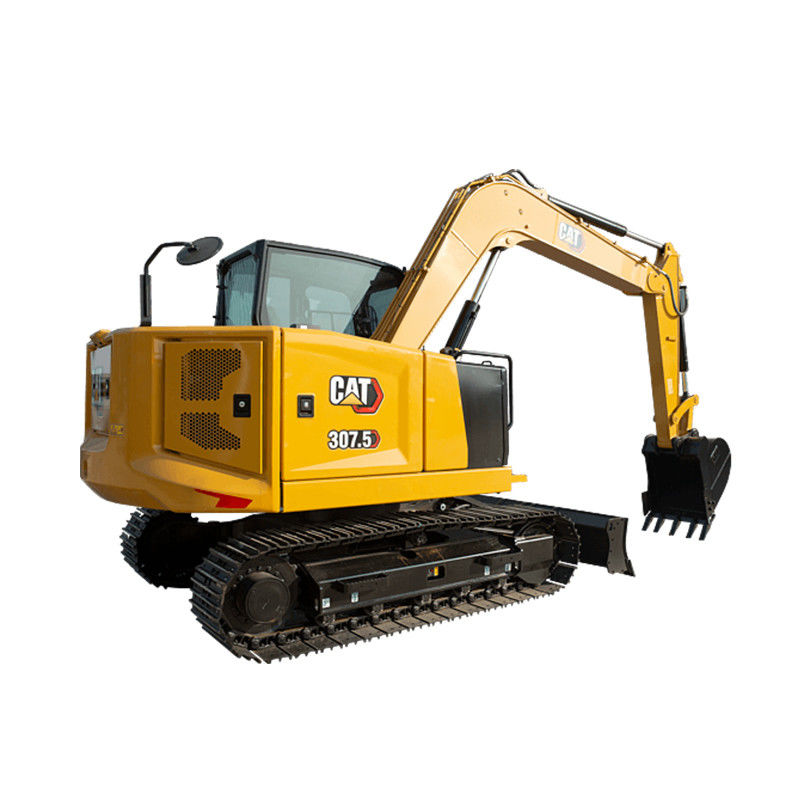 2019 노란색 사용 된 Caterpillar CAT307.5 미니 수압 7.5 톤 발굴기