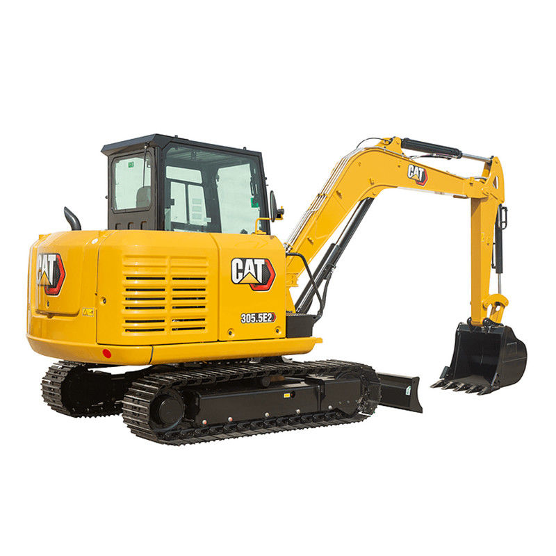 5500kg 운용 무게 버킷 1.0-1.5 건설 기계 CAT 305.5 E2 발굴기