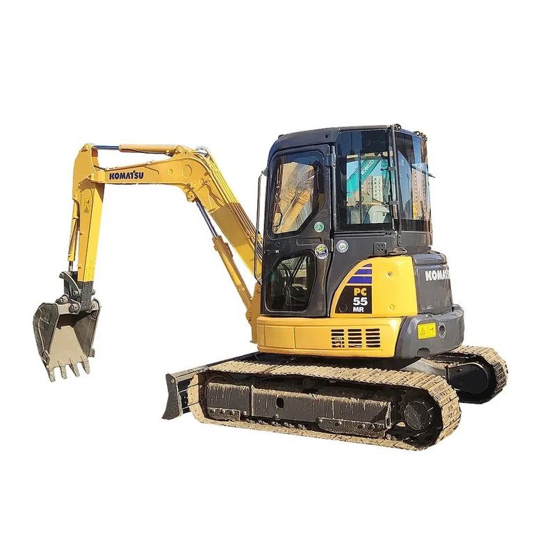 원본 색상 좋은 상태 코마쓰 PC55 미니 트랙 사용 된 Caterpillar 발굴기