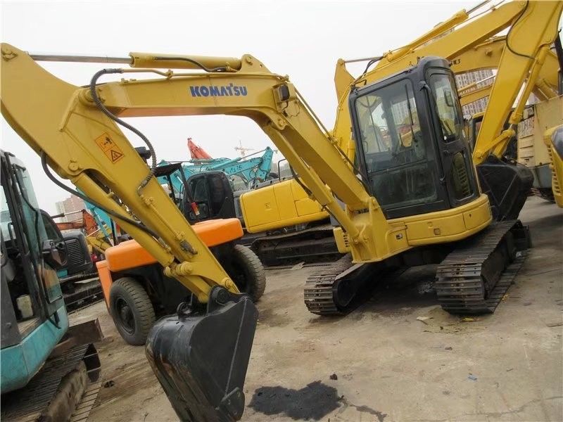 원본 색상 좋은 상태 코마쓰 PC55 미니 트랙 사용 된 Caterpillar 발굴기