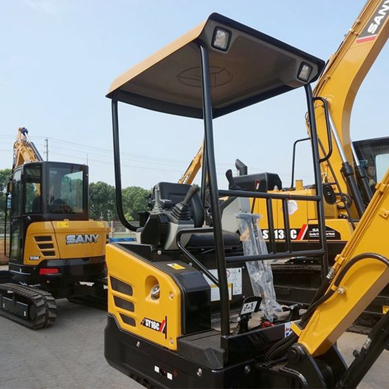 1850kg 1 톤 SY16C 미니 엑버거 장착 Yanmar 엔진 및 고유 판매점