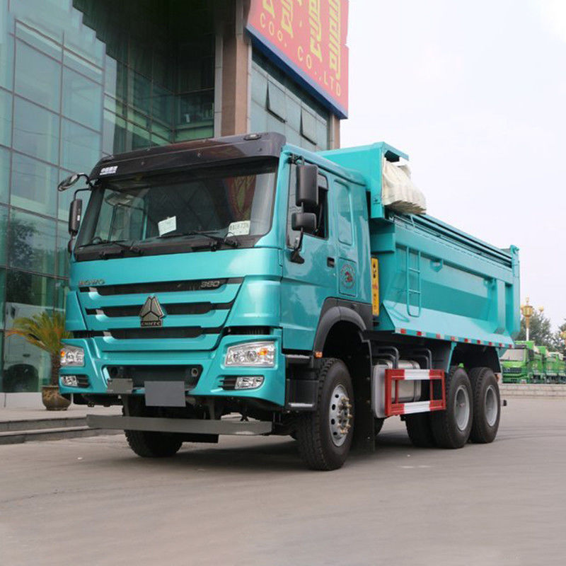 사용 된 HOWO 6x4 LHD 380HP 25 톤 티퍼 트럭 당신의 운송 필요를 위한 덤프 트럭