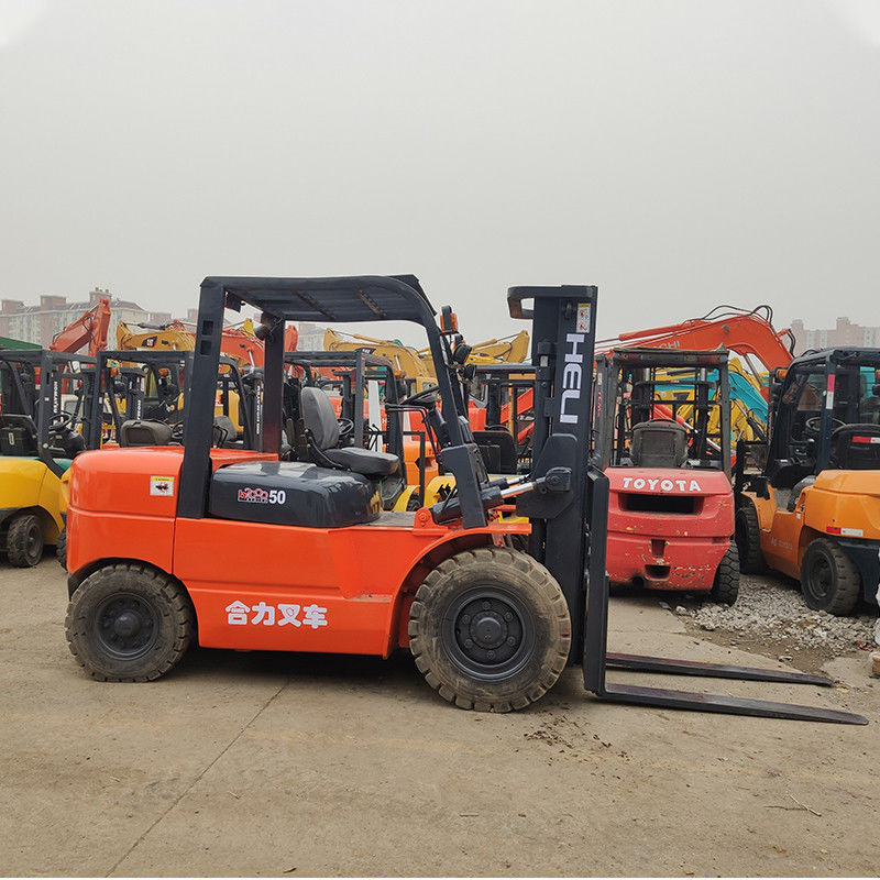 사용 된 헬리 포크 리프트 5.5톤 좋은 상태 디젤 / 전기 옵션 및 저렴한