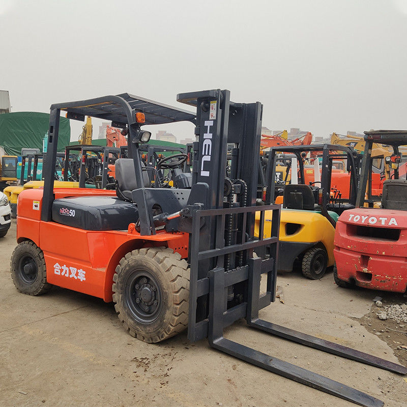 사용 된 헬리 포크 리프트 5.5톤 좋은 상태 디젤 / 전기 옵션 및 저렴한