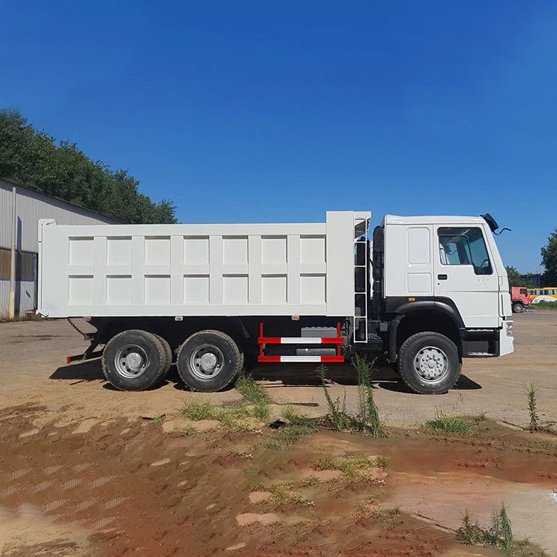 사용 된 시노트럭 덤프 트럭 6x4 10 휠러 틱퍼 31-40T 용량 및 6 실린더