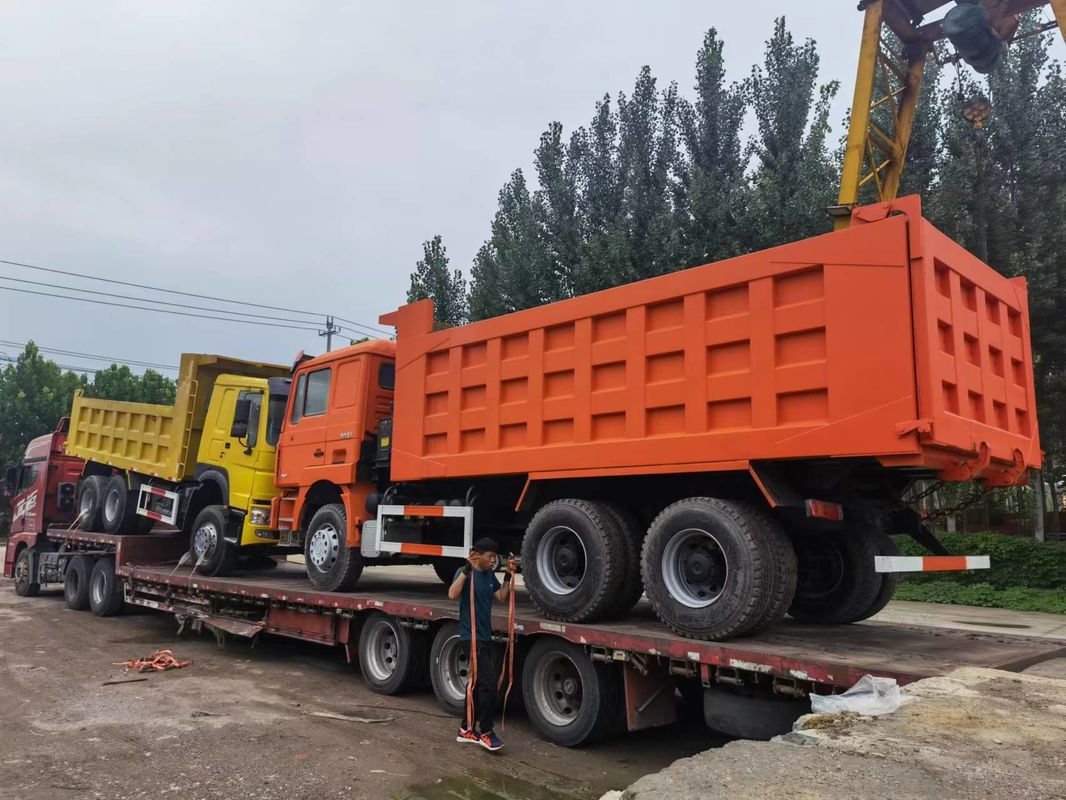380HP Shacman F3000 8X4 12 타이어 40톤 사용 된 덤퍼 티퍼 트럭 10 전진