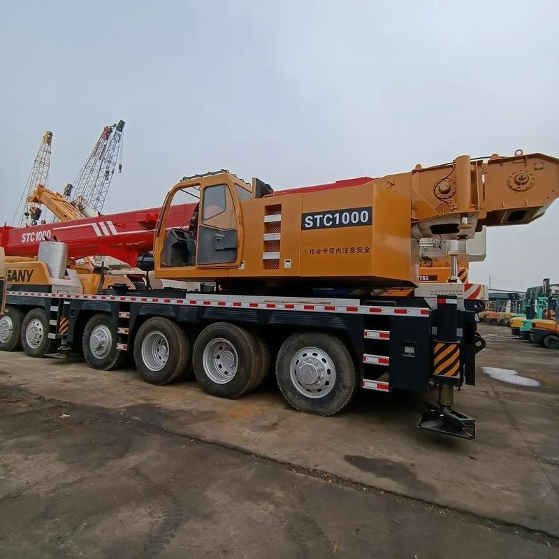 최고 STC1000T 100톤 중량 수압 트럭 크레인 최대 출력 353/1900kW/rpm